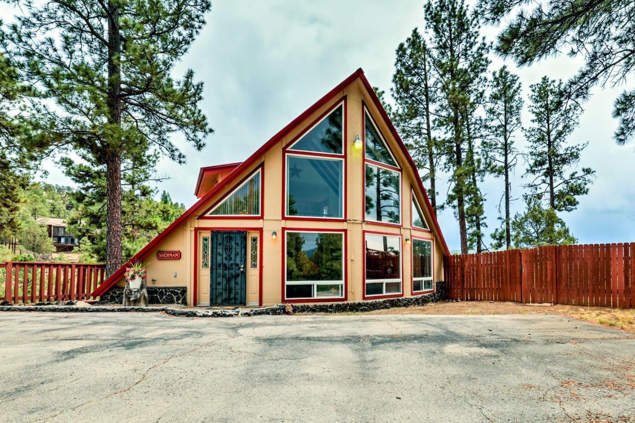 A-Frame Ruidoso Retreat With Deck, Grill And Views! Villa Екстериор снимка