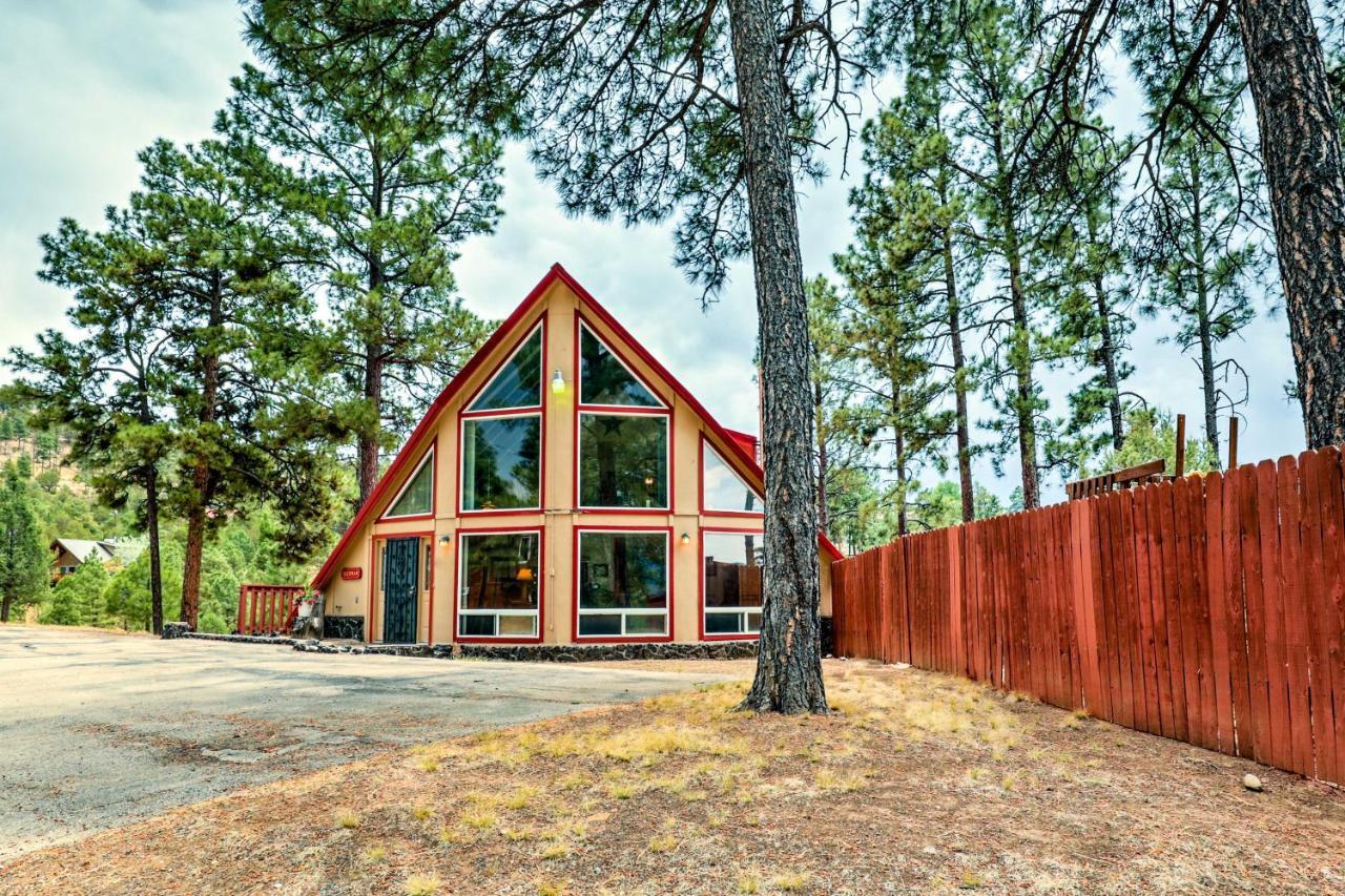 A-Frame Ruidoso Retreat With Deck, Grill And Views! Villa Екстериор снимка