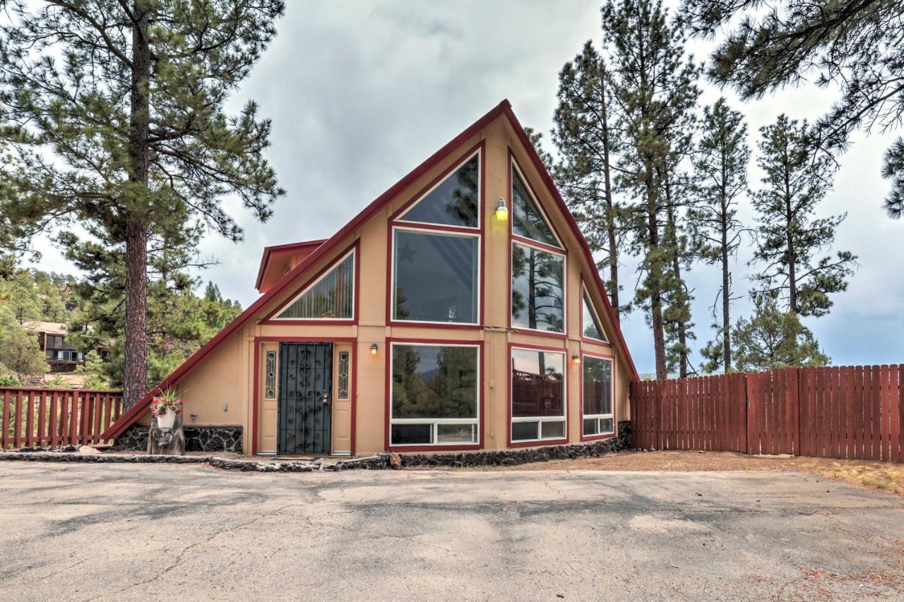A-Frame Ruidoso Retreat With Deck, Grill And Views! Villa Екстериор снимка